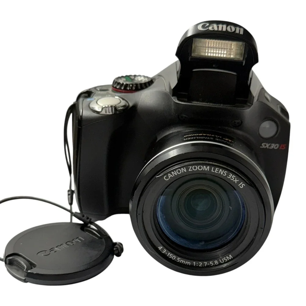 Canon PowerShot SX30 IS 14.1MP Digital Camera 35x Optical Zoom Black PC1560